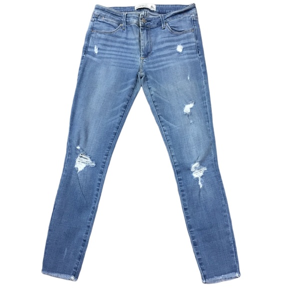Abercrombie & Fitch Denim - ABERCROMBIE & FITCH Ankle Jean~Distressed~SZ 4 R